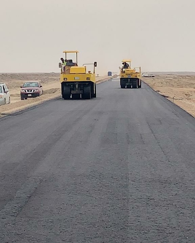 The connecting road between MOD and the oil fields